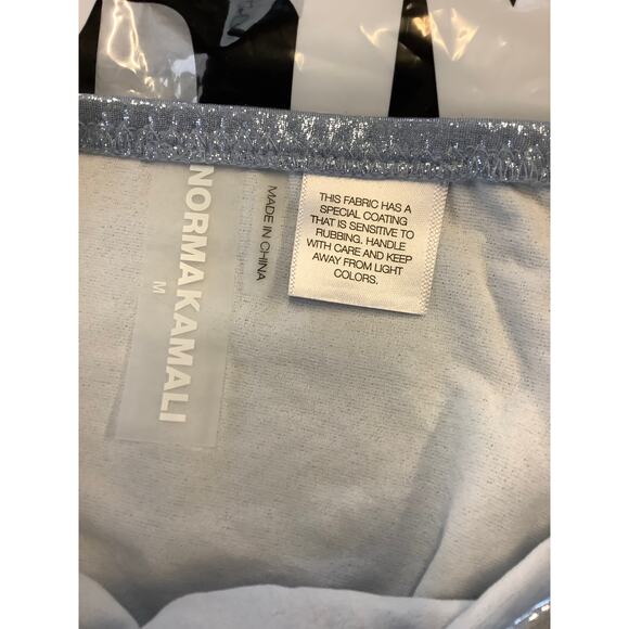 Norma Kamali Women's Medium Misty Blue Jason Bikini Bottom Beach Swimwear L15-32 - Picture 6 of 8